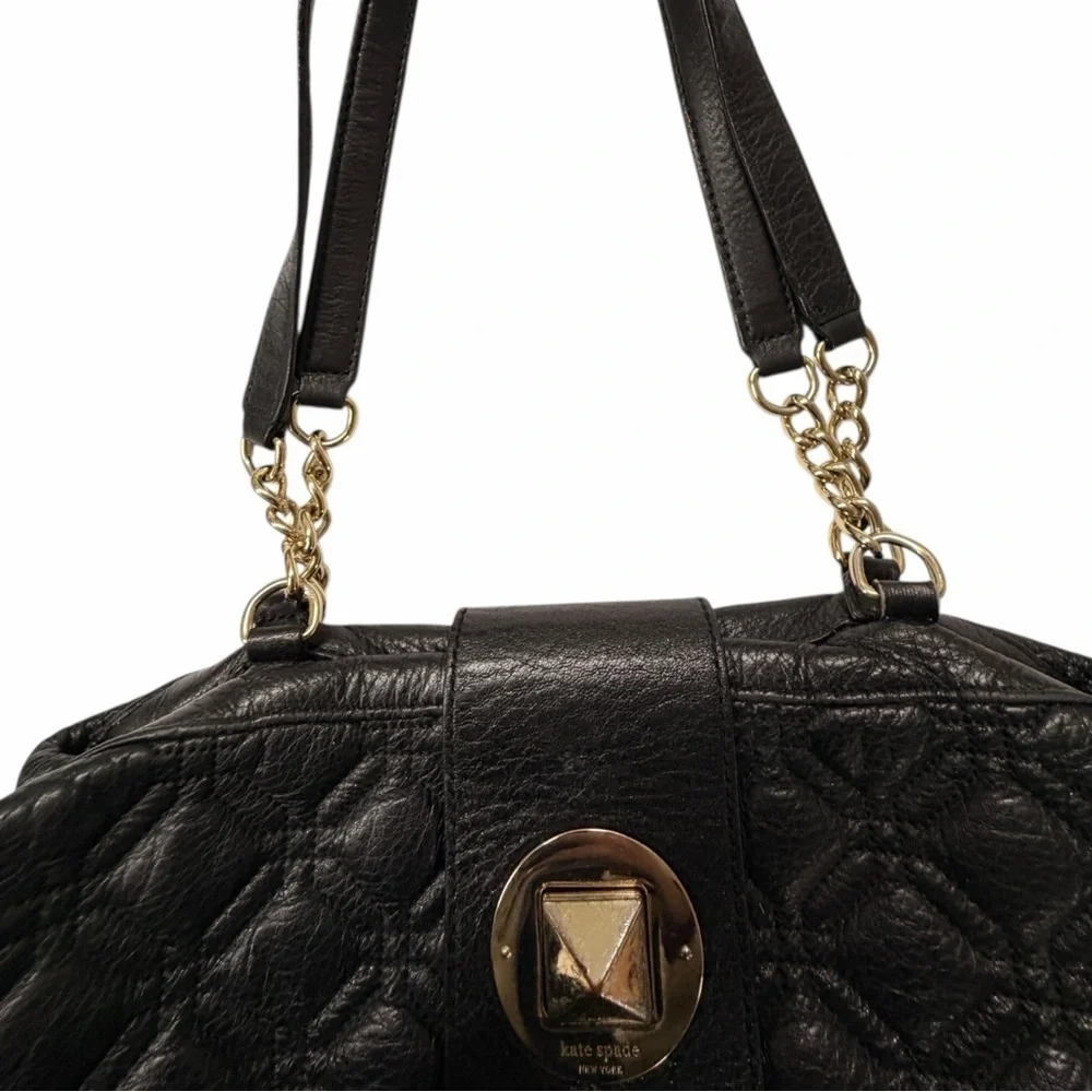 Kate Spade Quilted turn lock  Shoulder Bag